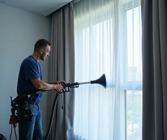 Professional drapes cleaning process tools Matty Curtain Cleaning cardigan-vic