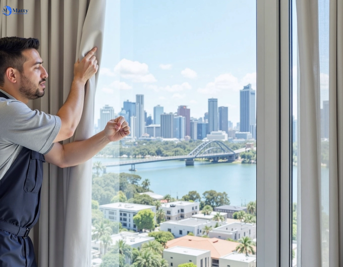 Professional curtain steam cleaning service cardigan-vic QLD by Matty Curtain Cleaning